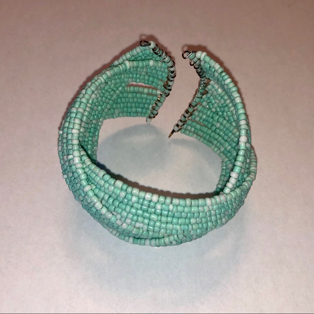 2 Handmade Stone/Seashell Bracelets - Picture 3 of 5